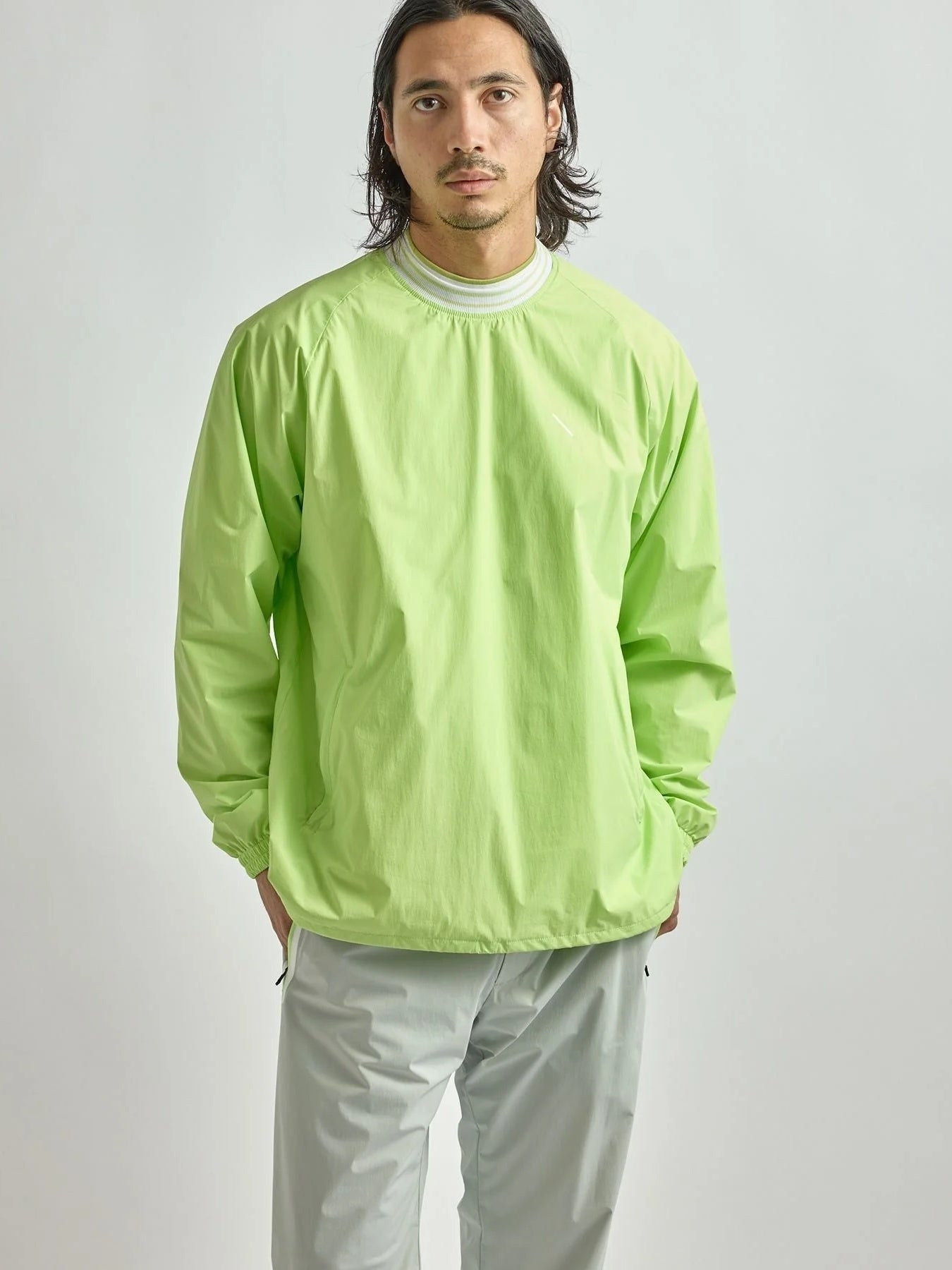 メンズ 2Way Stretch Pullover / BLACK