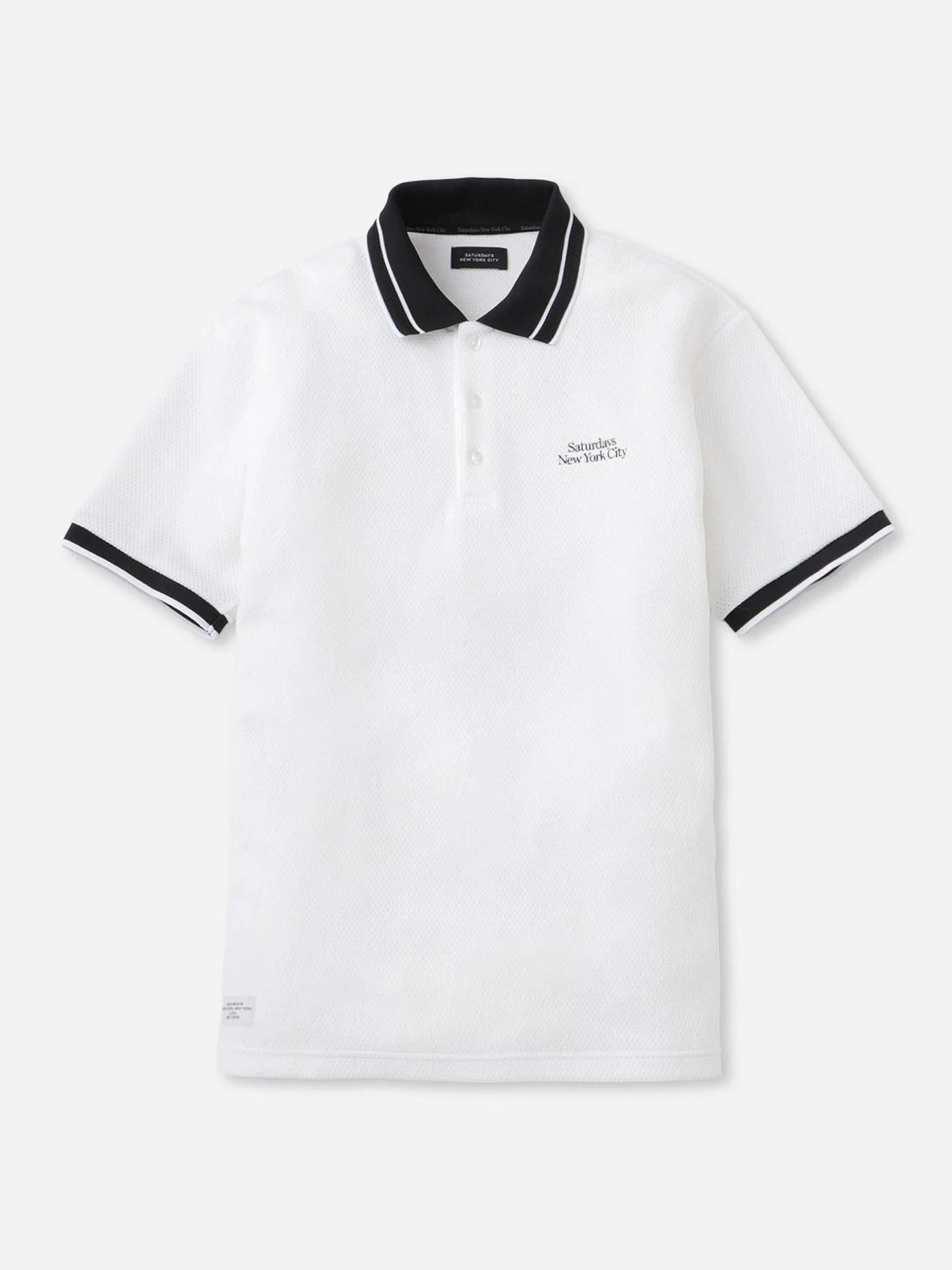 SS T/C Thrmal Polo Shirt White