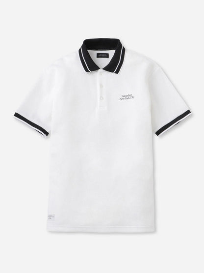 SS T/C Thrmal Polo Shirt White