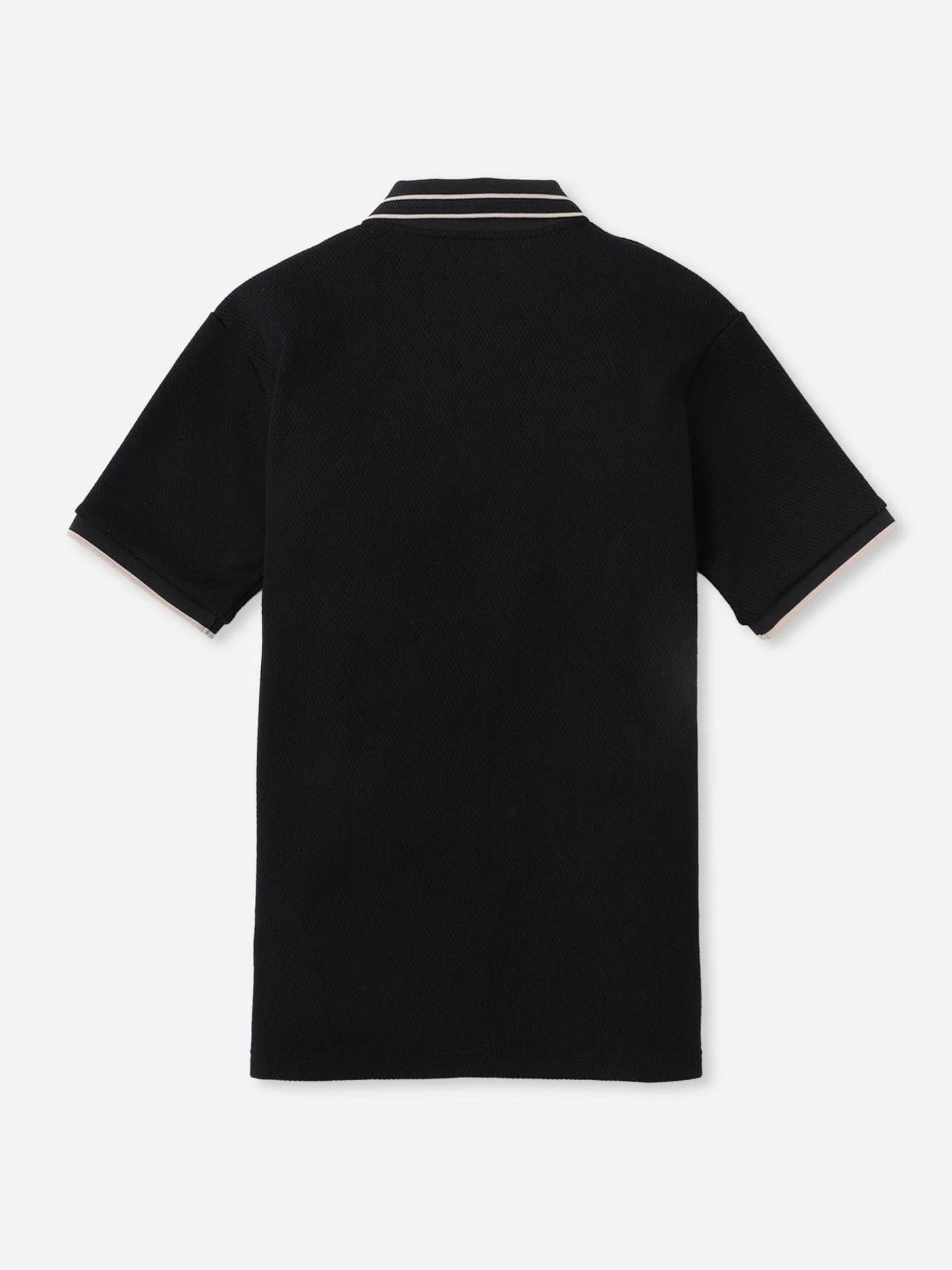 SS T/C Thrmal Polo Shirt Black