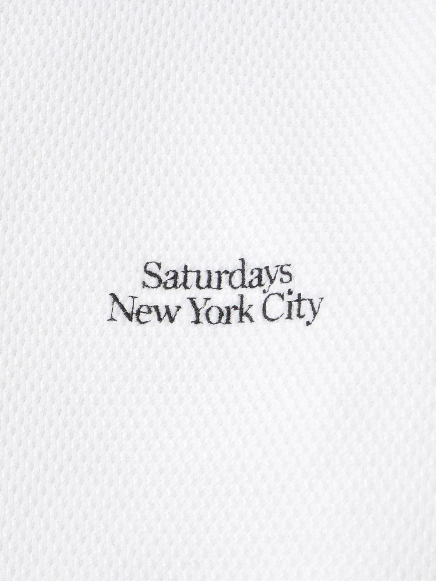 SS T/C Thrmal Polo Shirt White
