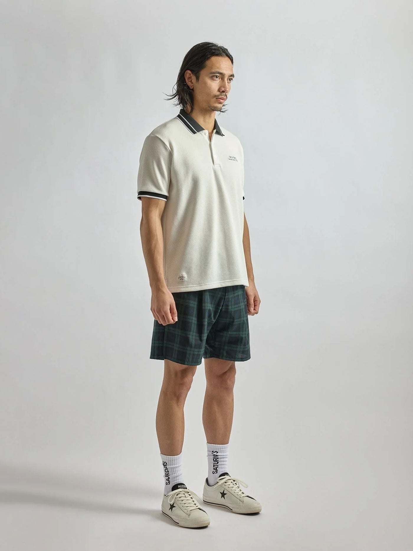 SS T/C Thrmal Polo Shirt Black