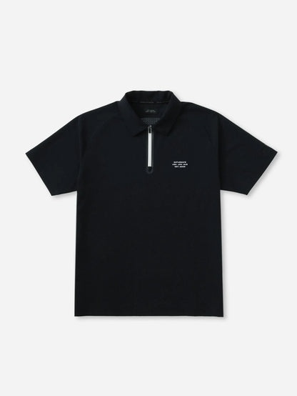 SS Half Zip Shirt /  Black