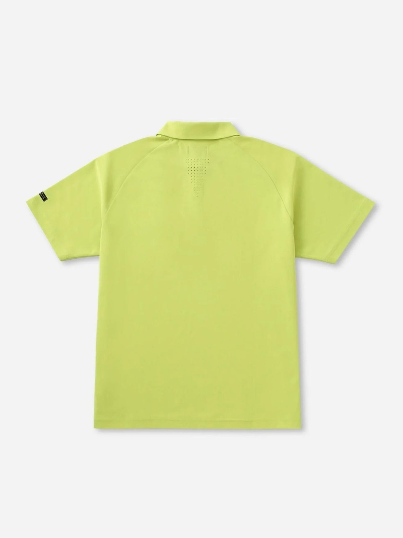 SS Half Zip Shirt /  Yellow Green