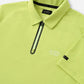 SS Half Zip Shirt /  Yellow Green