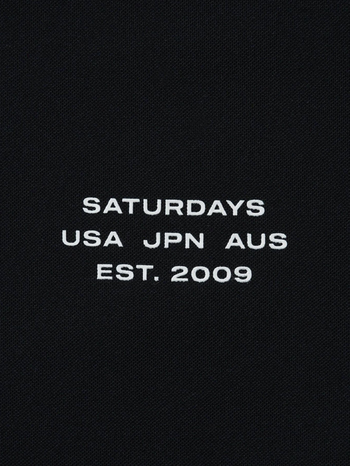 SS Half Zip Shirt /  Black