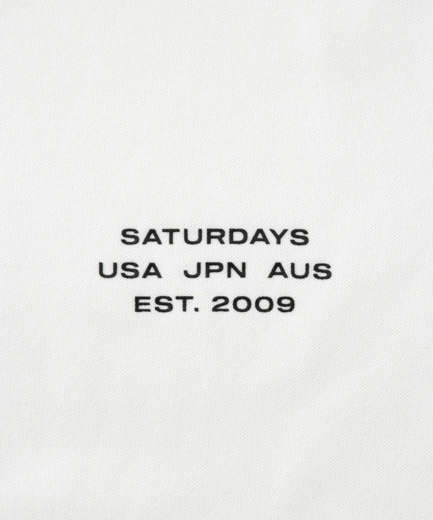 SS Half Zip Shirt /  White