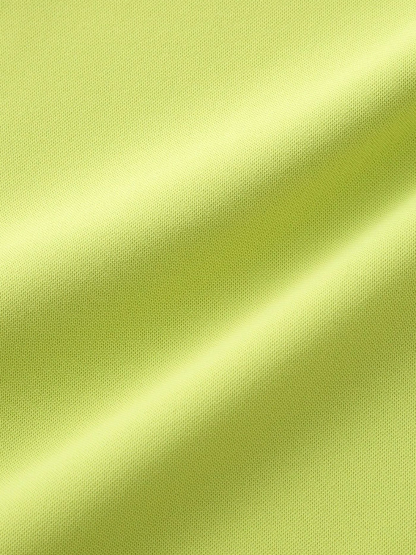 SS Half Zip Shirt /  Yellow Green