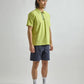 SS Half Zip Shirt /  White