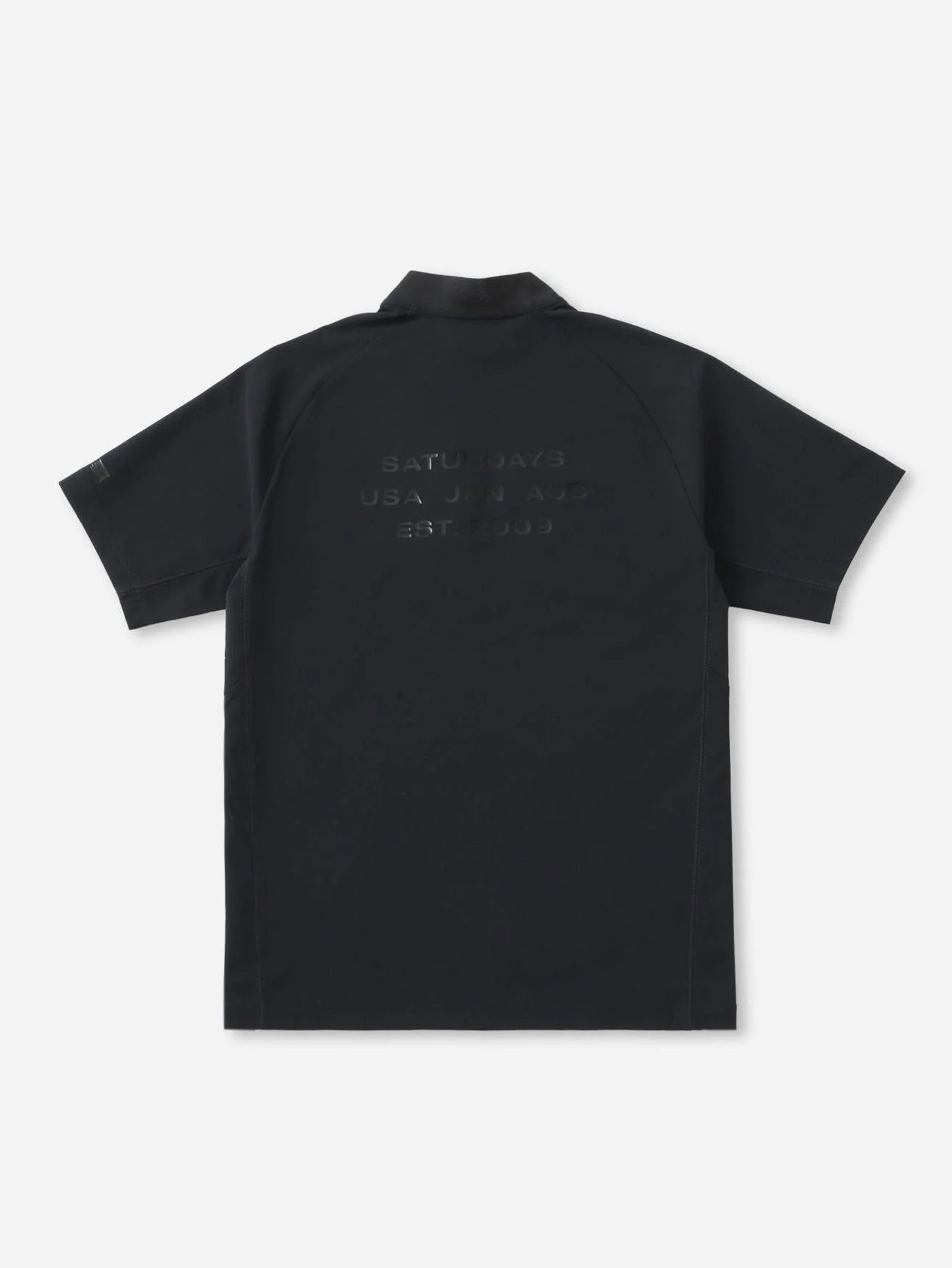 Ss Mock Neck Shirt /  Black