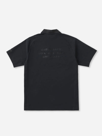 Ss Mock Neck Shirt /  Black