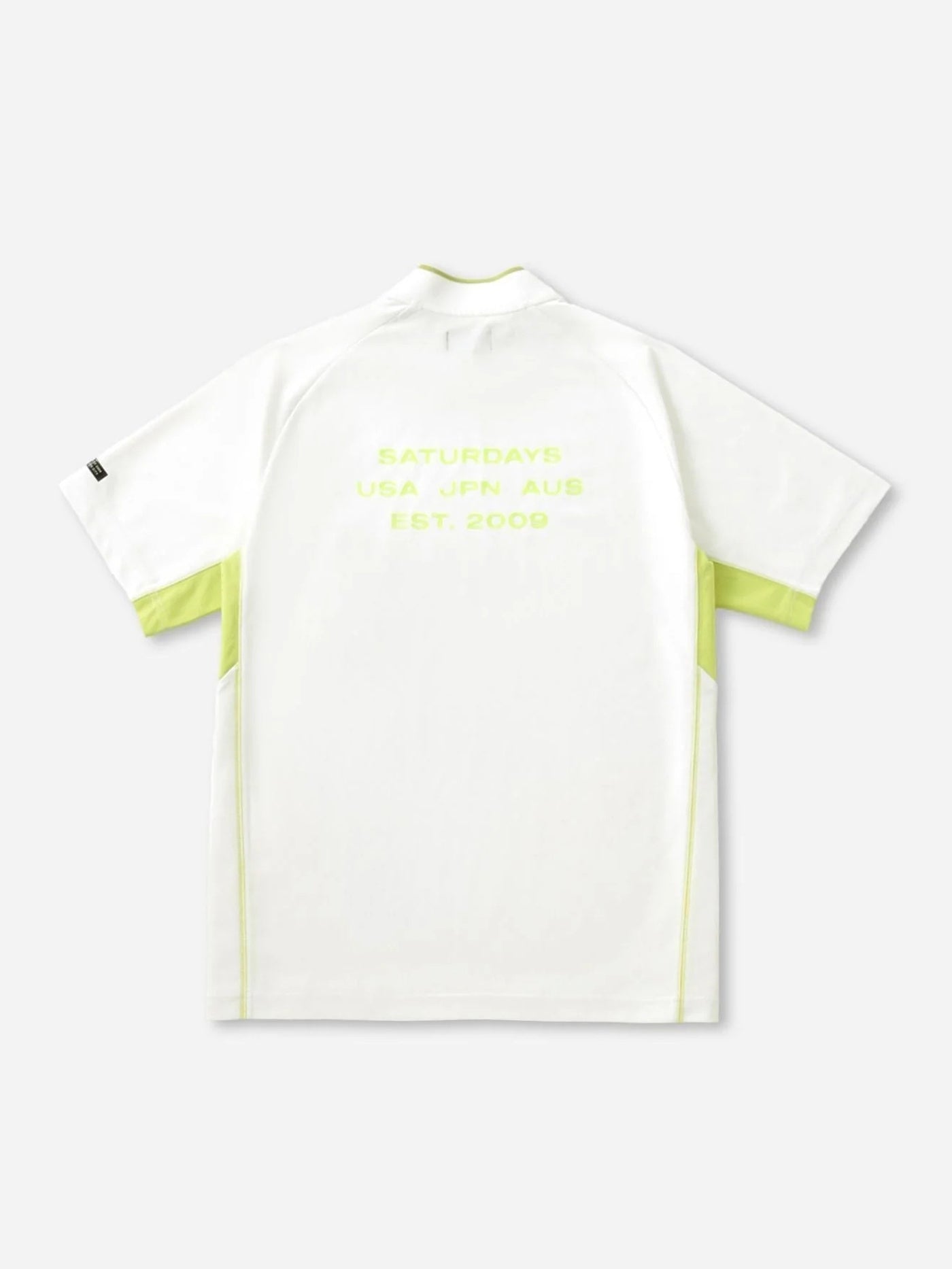 Ss Mock Neck Shirt /  White