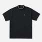 Ss Mock Neck Shirt /  Black