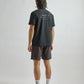 Ss Mock Neck Shirt /  Black