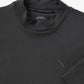 SS Dot Mesh Half Mockneck Shirt /  Black