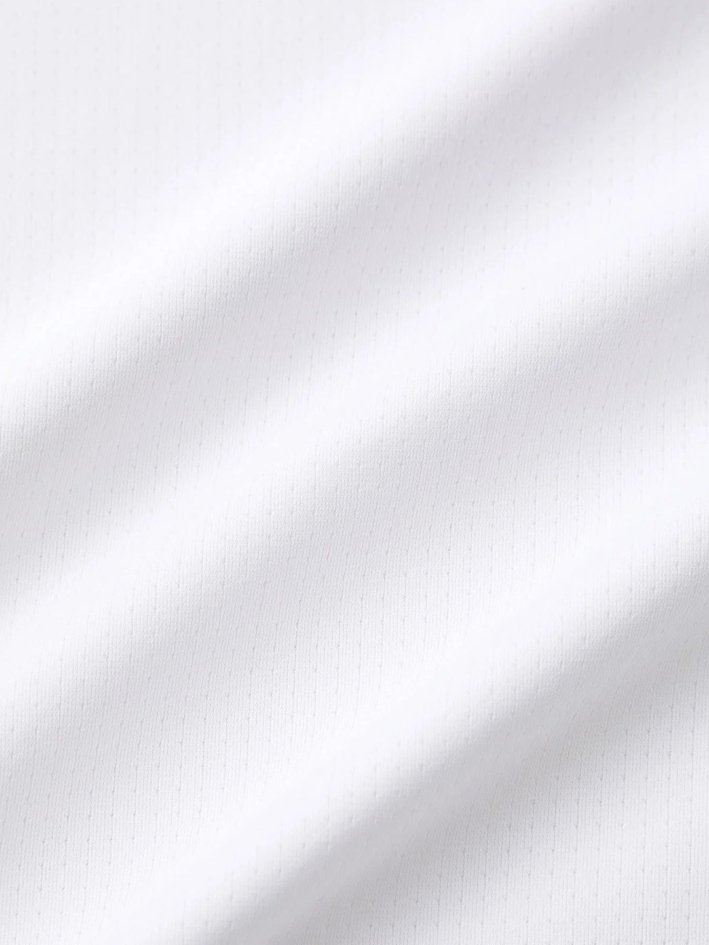 SS Dot Mesh Half Mockneck Shirt /  White