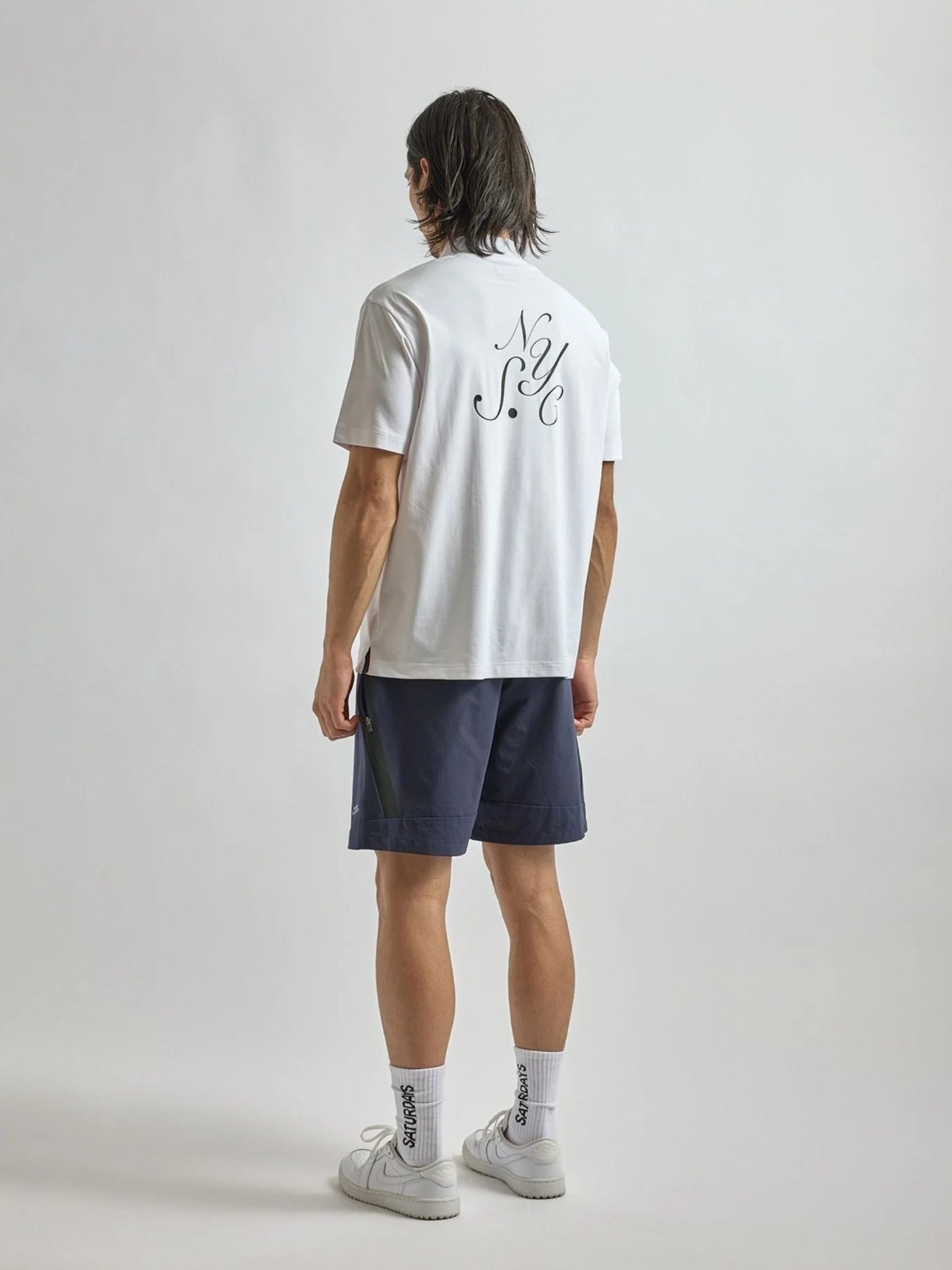 SS Dot Mesh Half Mockneck Shirt / White – ADVANTAGE