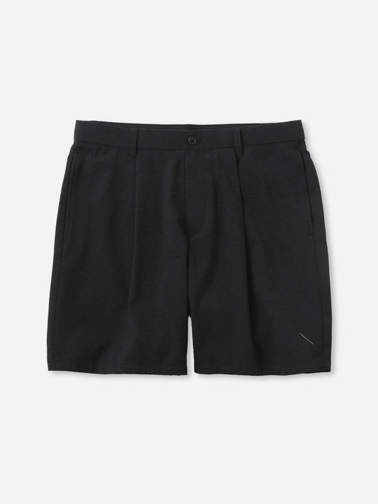 Seersucker Shorts / BLACK