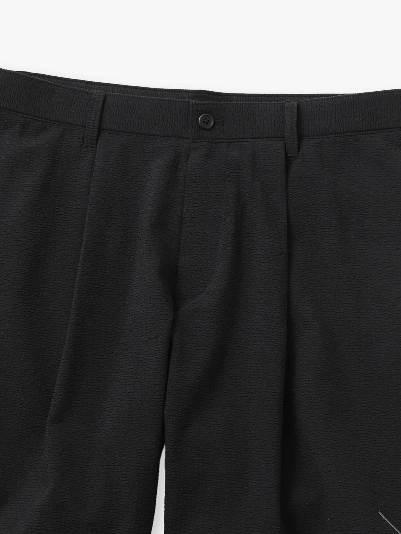 Seersucker Shorts / BLACK