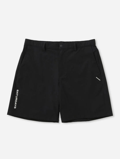 Stretch Woven Shorts / BLACK