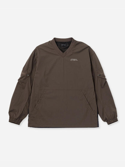 Crispy Nylon Switch Snead Jacket / BROWN