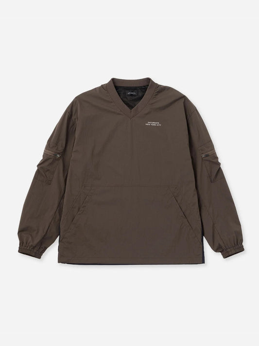 Crispy Nylon Switch Snead Jacket / BROWN