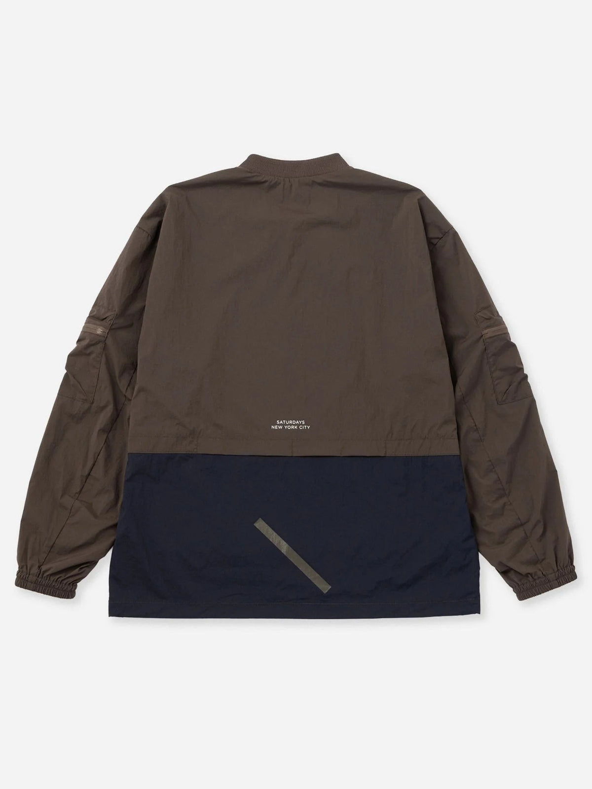 Crispy Nylon Switch Snead Jacket / BROWN