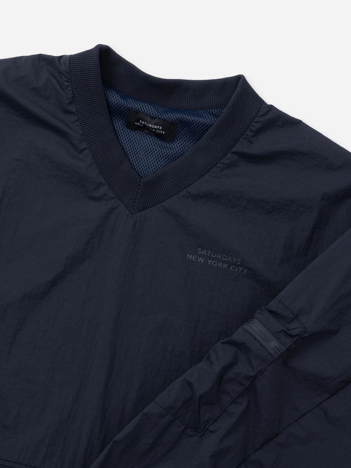 Crispy Nylon Switch Snead Jacket / NAVY