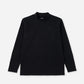 Waffle Mockneck LS / BLACK