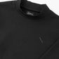 Waffle Mockneck LS / BLACK