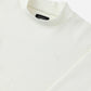Waffle Mockneck LS / WHITE