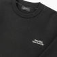Jacquard Stripe Crewneck Knit / BLACK
