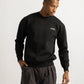 Jacquard Stripe Crewneck Knit / BLACK