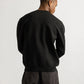 Jacquard Stripe Crewneck Knit / BLACK
