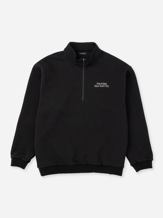 Kersey Sweat Half Zip Pullover / BLACK