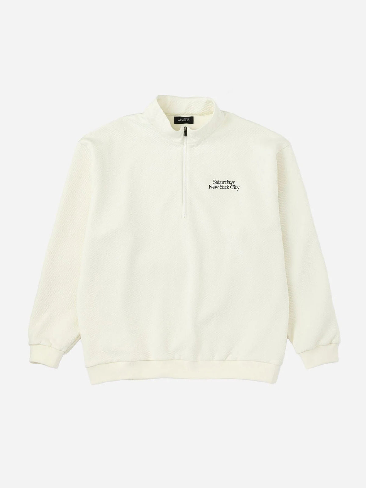 Kersey Sweat Half Zip Pullover / WHITE