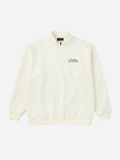 Kersey Sweat Half Zip Pullover / WHITE