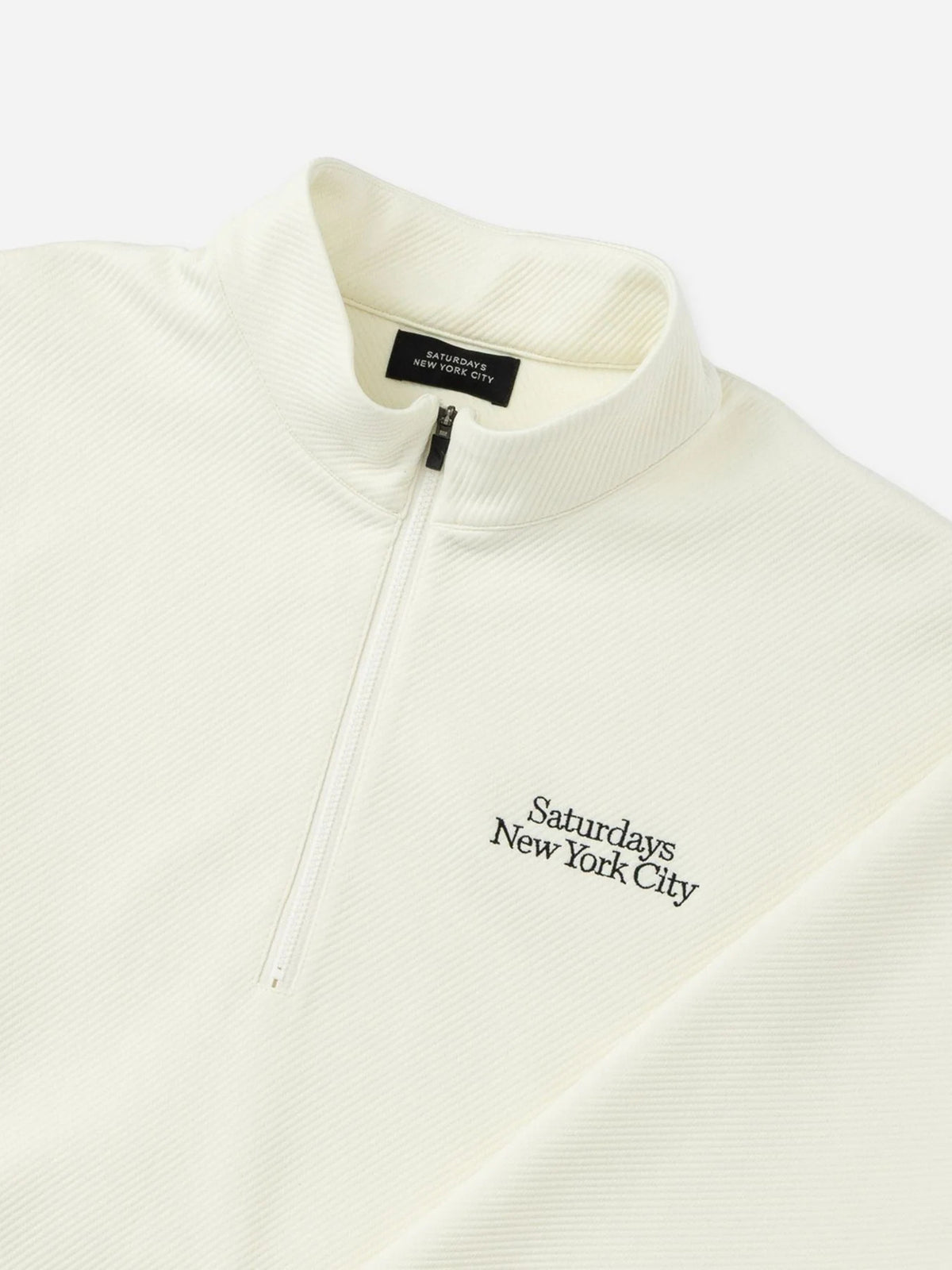 Kersey Sweat Half Zip Pullover / WHITE