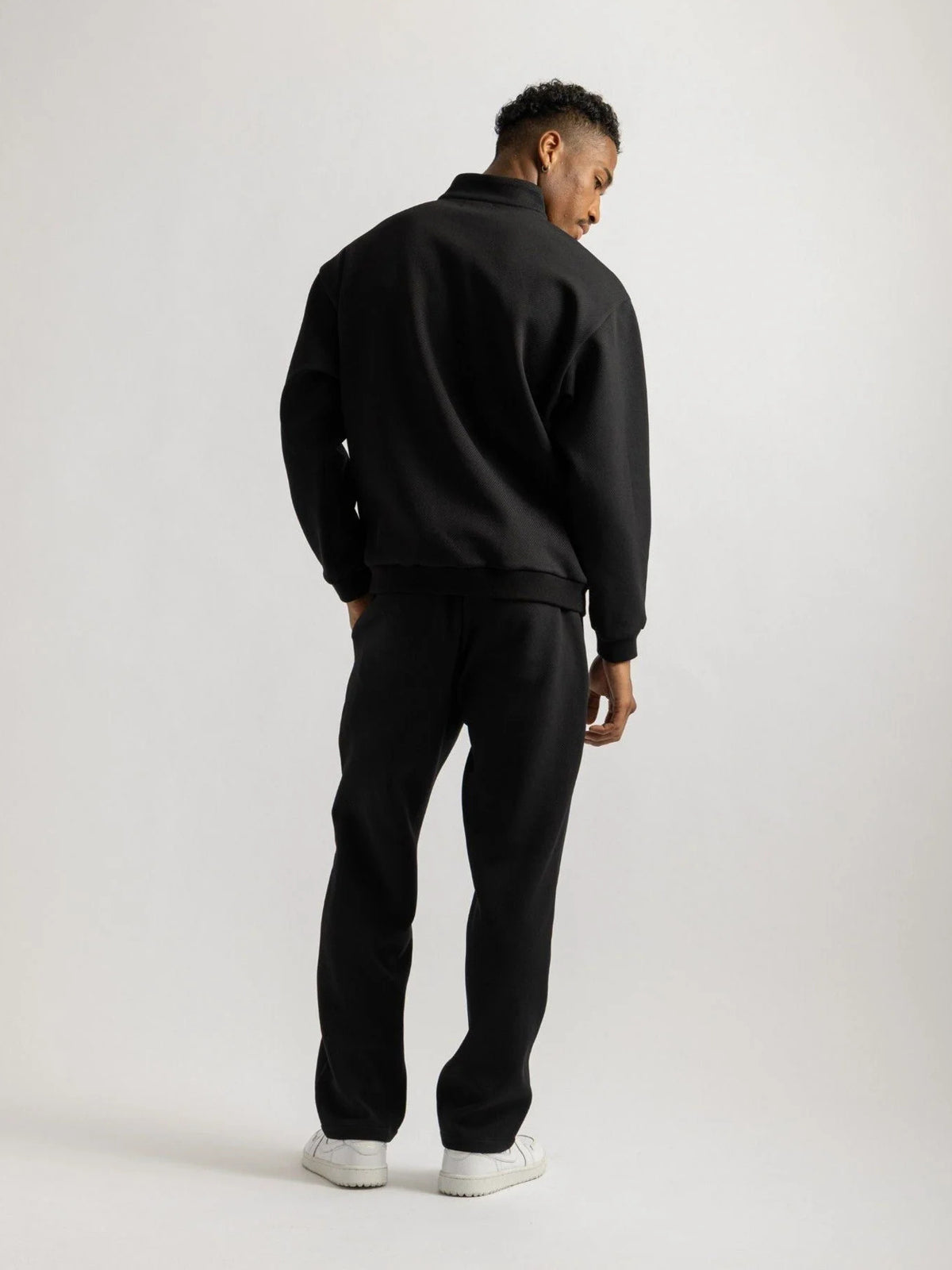 Kersey Sweat Half Zip Pullover / BLACK