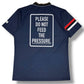 (DECEMBER MAY) Post-modernism mock neck shirt / WOMEN  / NAVY