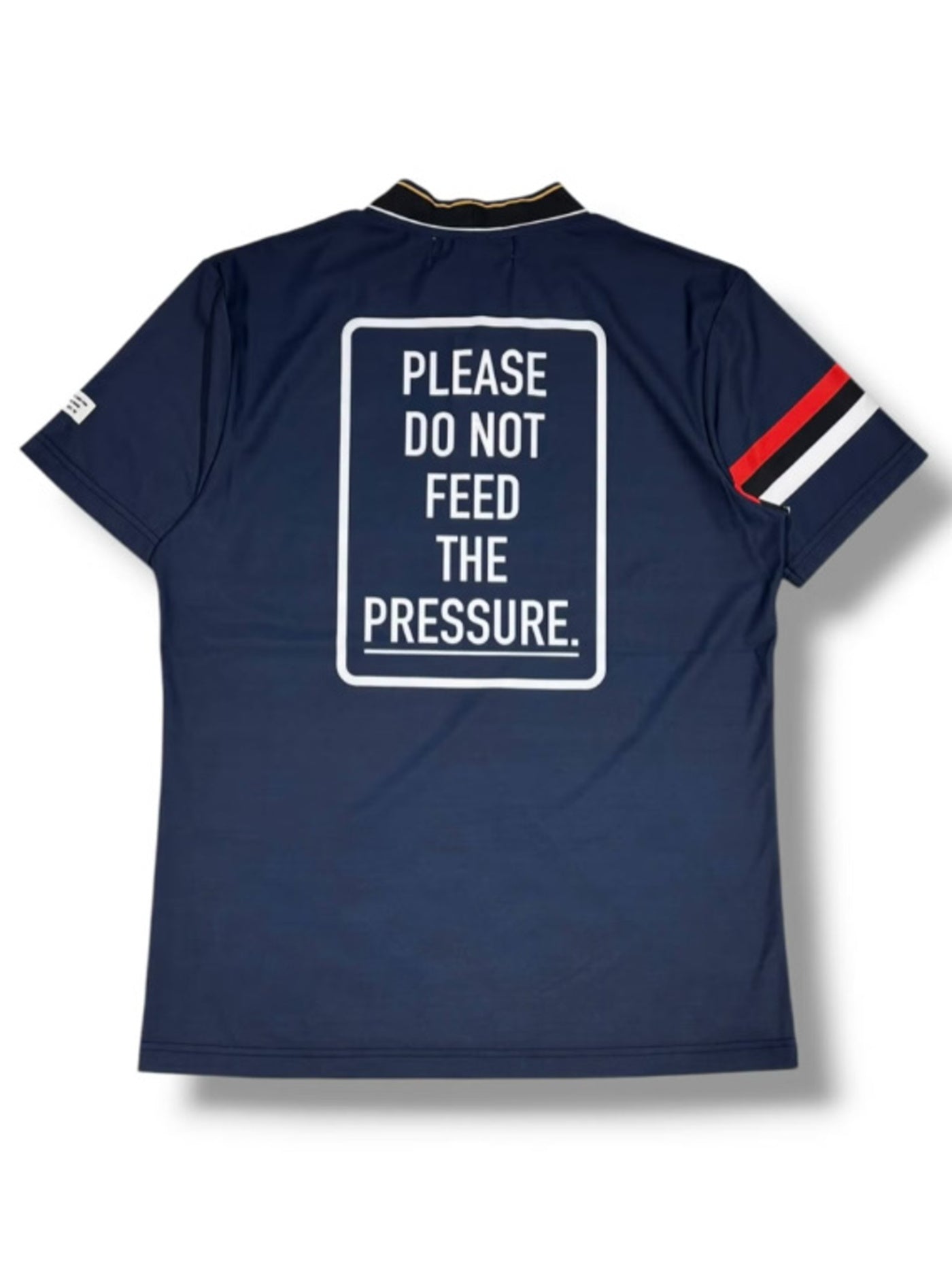 (DECEMBER MAY) Post-modernism mock neck shirt / WOMEN  / NAVY