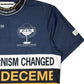 (DECEMBER MAY) Post-modernism mock neck shirt / WOMEN  / NAVY