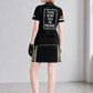 (DECEMBER MAY) Post-modernism mock neck shirt / WOMEN  / BLACK
