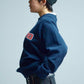 MIZUNO Classic Logo Print Crew Sweat(NAVY)