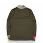 (DECEMBER MAY) Fake layered warmmock / WOMEN  / KHAKI