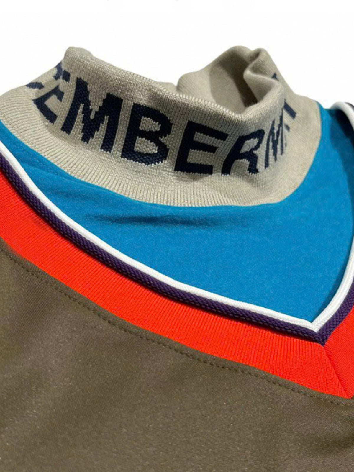 (DECEMBER MAY) Fake layered warmmock / WOMEN  / KHAKI