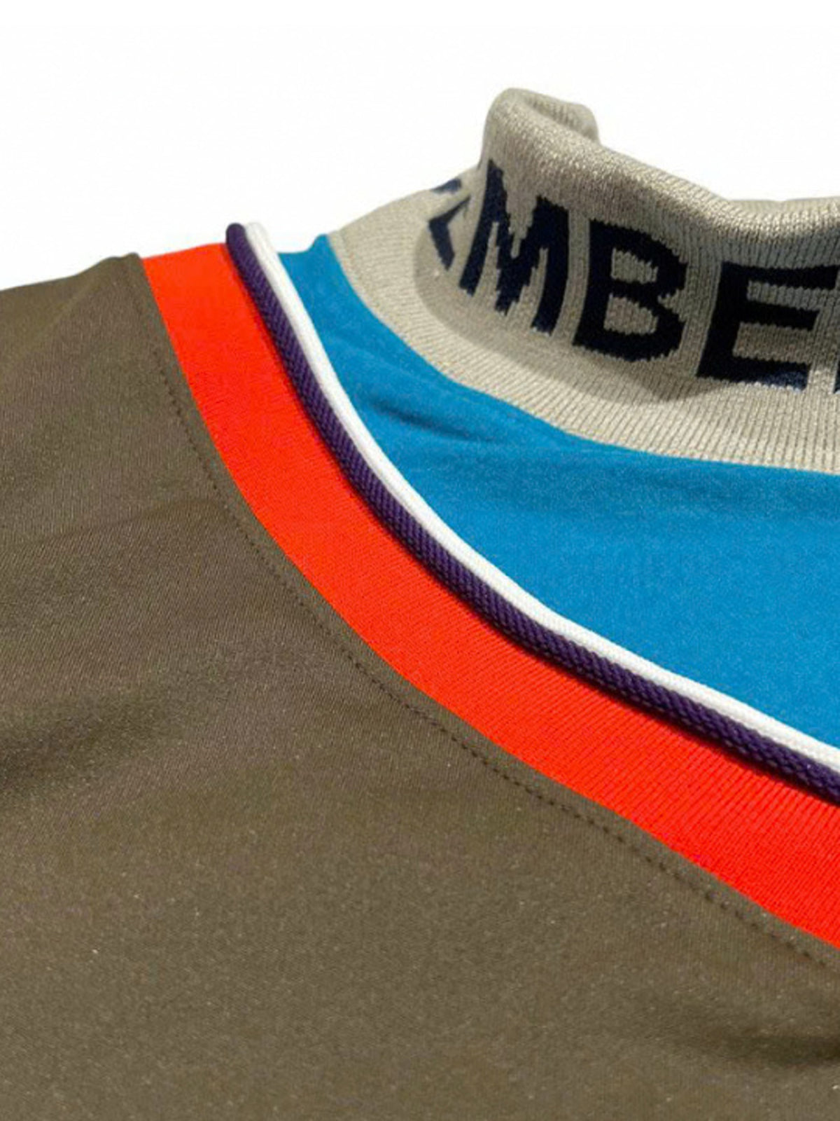 (DECEMBER MAY) Fake layered warmmock / WOMEN  / KHAKI