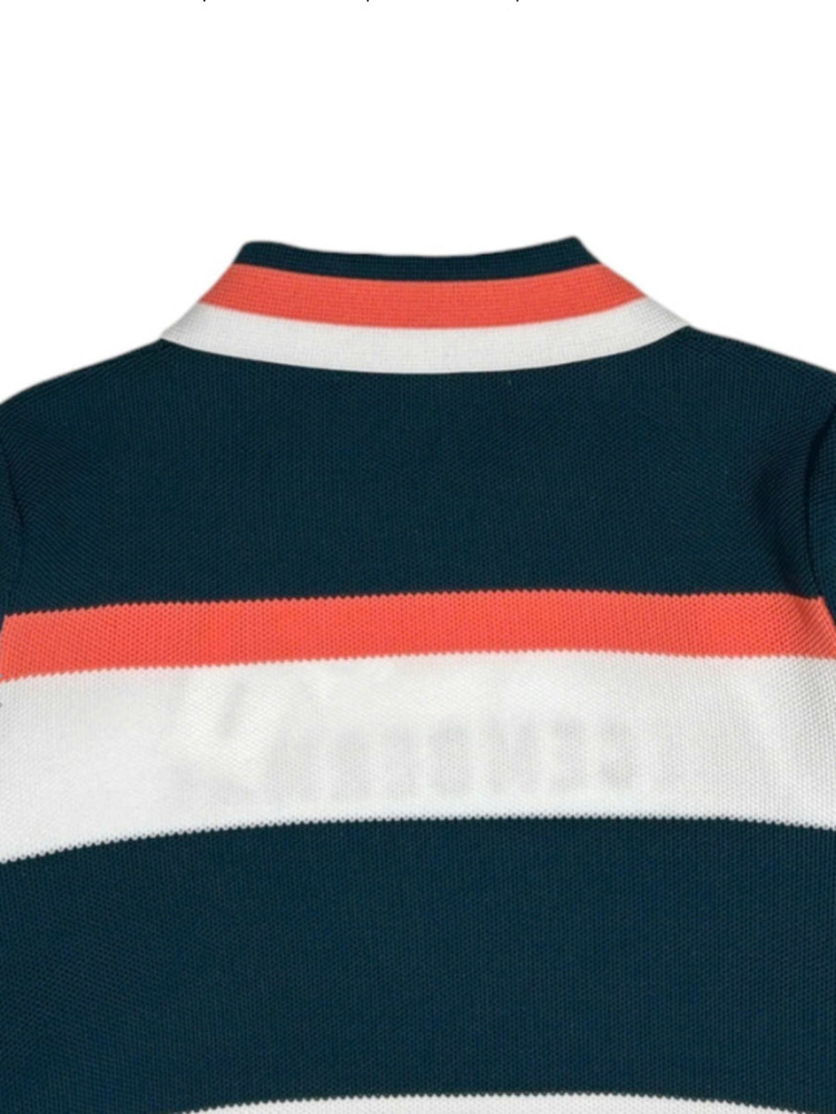 (DECEMBER MAY) Stripe knit polo / WOMEN  / D.GREEN