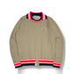 (DECEMBER MAY) Calm stripe knit polo / WOMEN  / BEIGE