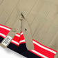 (DECEMBER MAY) Calm stripe knit polo / WOMEN  / BEIGE